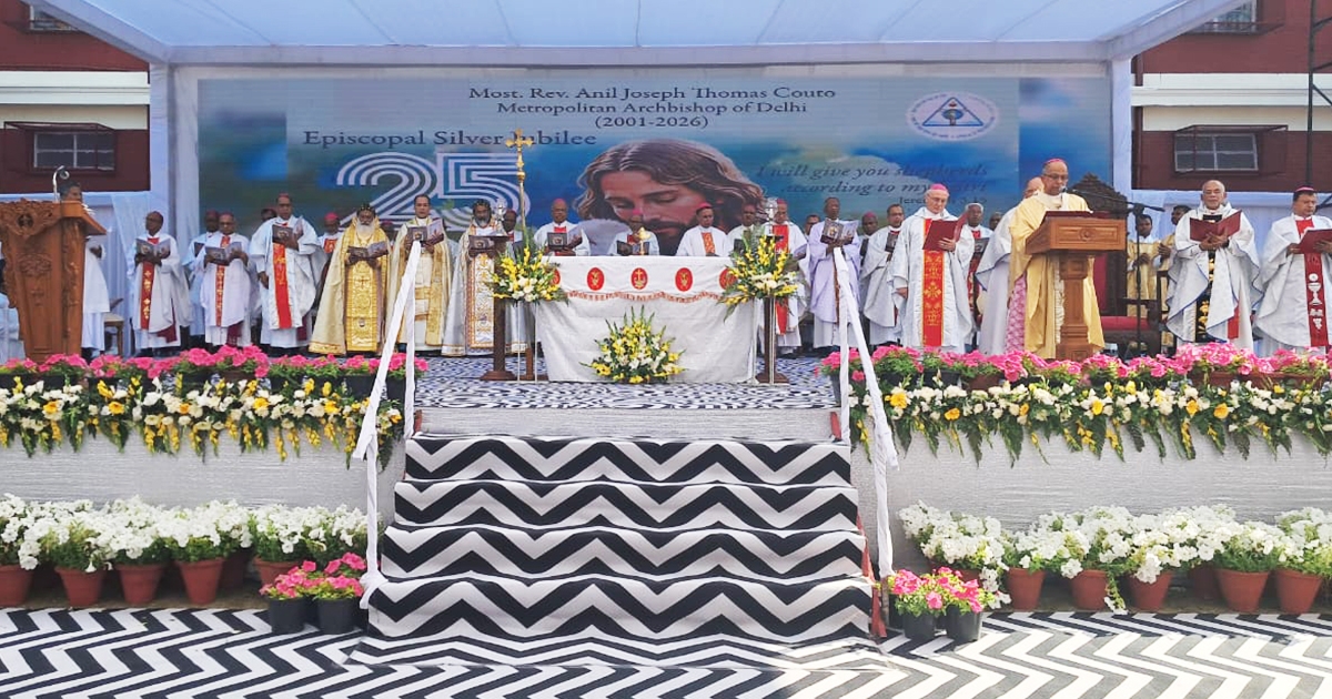 Archbishop Anil Joseph Thomas Couto Celebrates Episcopal Silver Jubilee in Delhi